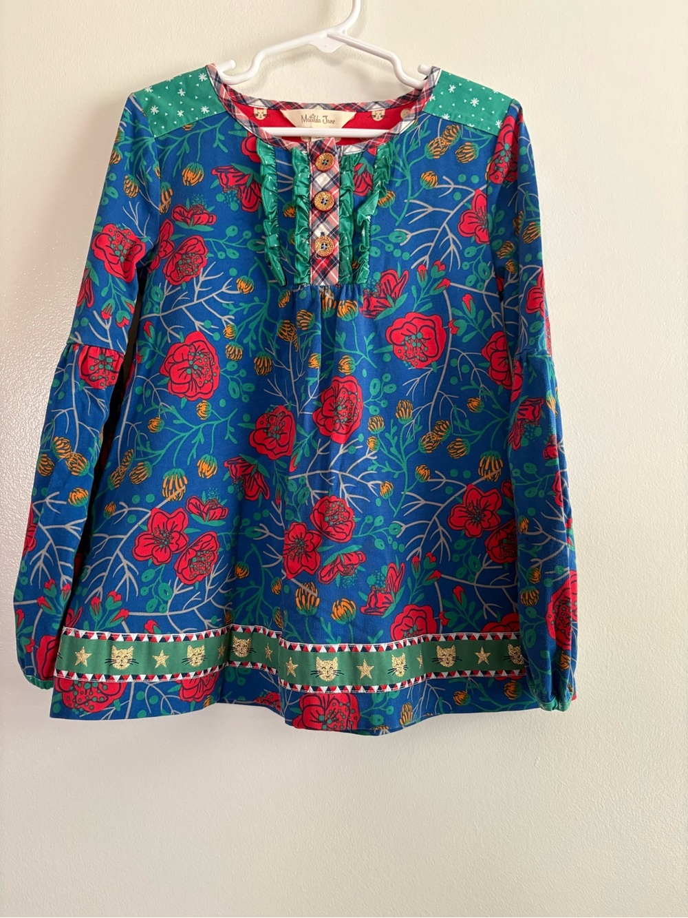 Matilda Jane Girls “I Believe Tunic” Size 6 Top